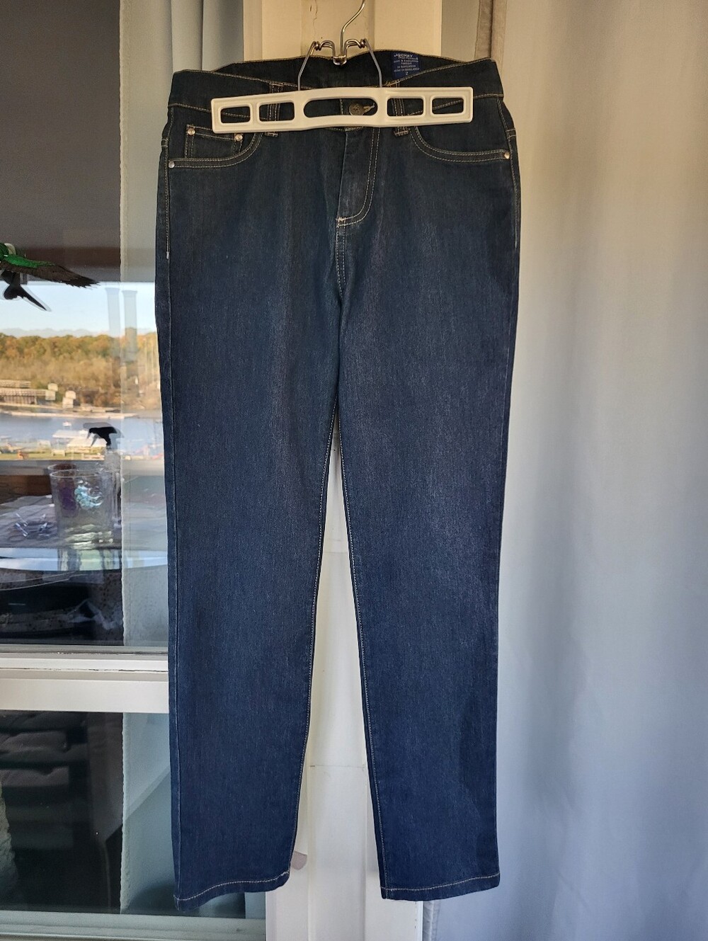 Jockey Ladies Blue Slim Straight Leg Jeans Size 2